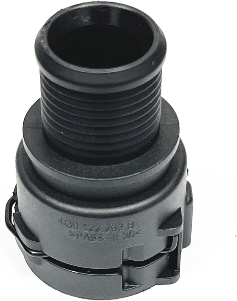FEEDUN 4G0122293B,Coolant Hose Connector Adapter,Radiator Pipe Line Fitting for VW Tiguan/Atlas/Jetta/Taos/Golf,for Audi Q5/A5/S5/RS5/Q7/A4/S4/Q3/A3/S3,NW16 0° Engine Heater Hose Assembly Junction Flange - Image 1